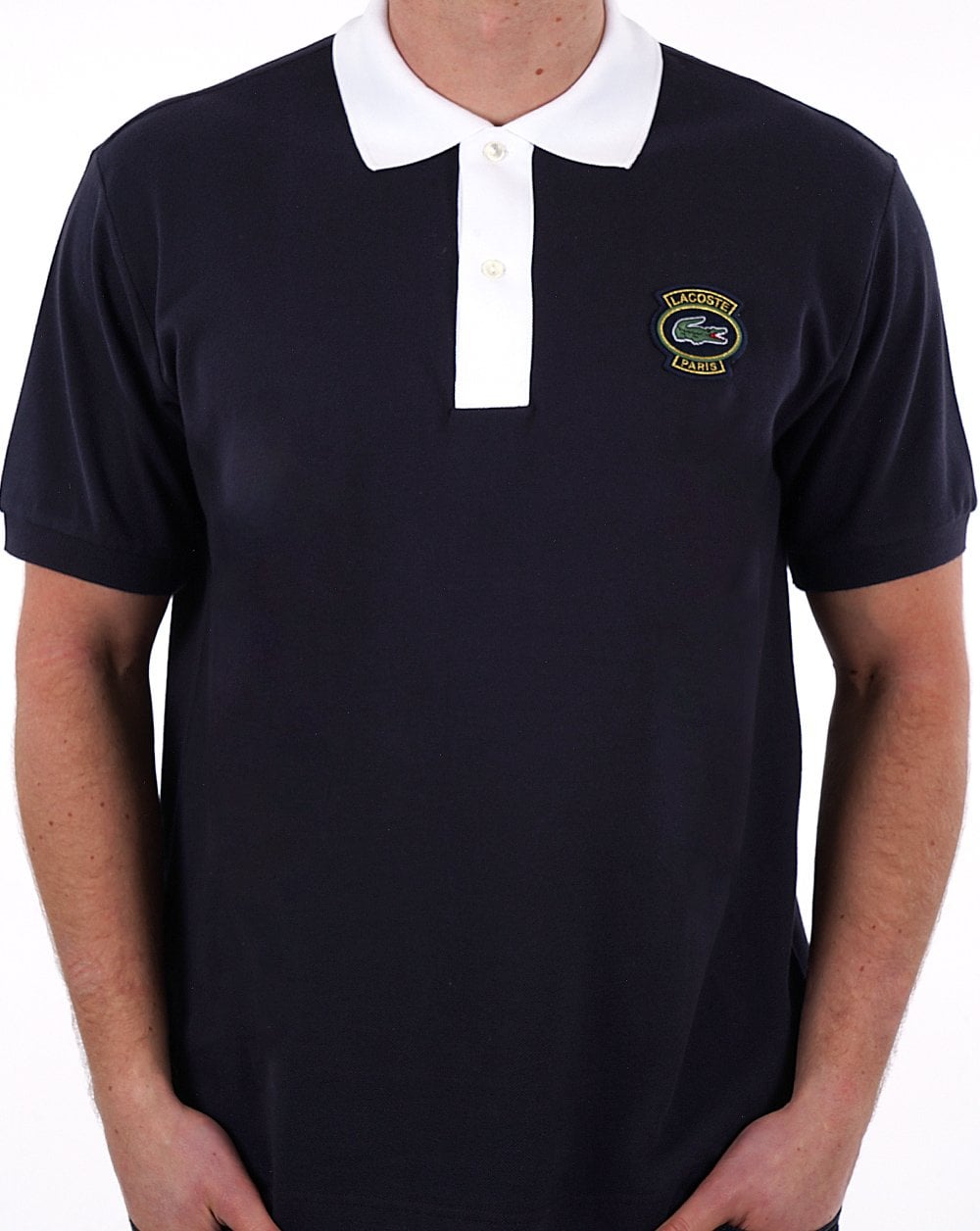 Lacoste Original L.12.12 Paris Badge Poloshirt Marineblau