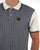 Trojan Houndstooth Panel Polo Ecru