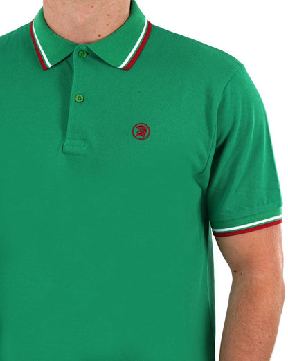 Trojan Twin Tipped Signature Polo Smaragdgrün