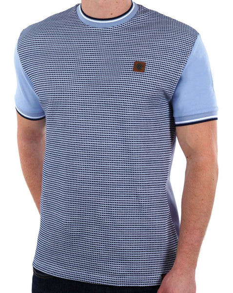 Trojan Birdseye T-shirt Sky Blue