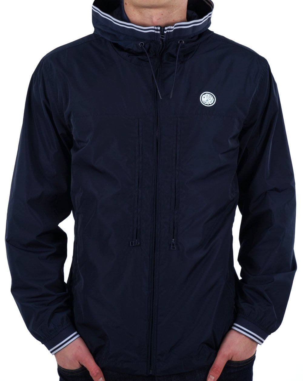 Pretty Green Allesley Nylonjacke, Marineblau