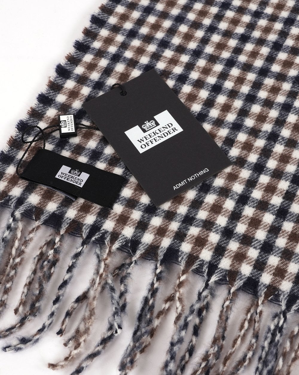 Weekend Offender Schal Mittelkariert