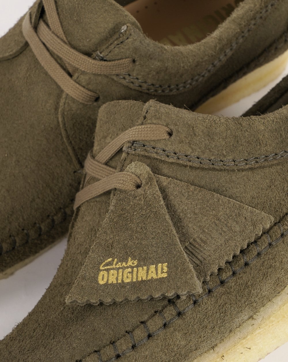 Clarks Originals – Weaver – Schuhe in Hellkhaki
