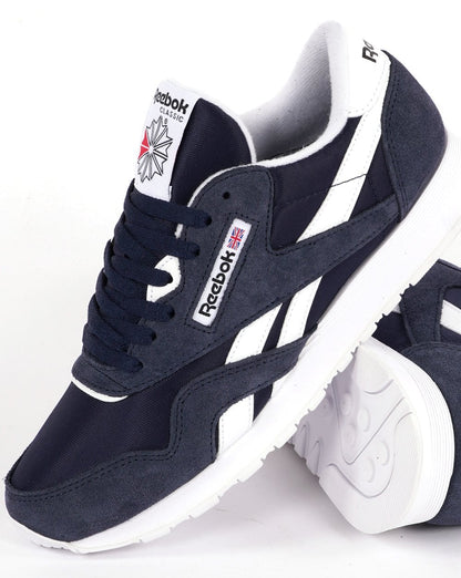 Reebok Classic Nylon Sneaker Vector Navy/Wolkenweiß