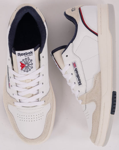 Reebok Phase Court Sneakers Weiß/Kreide/Marineblau