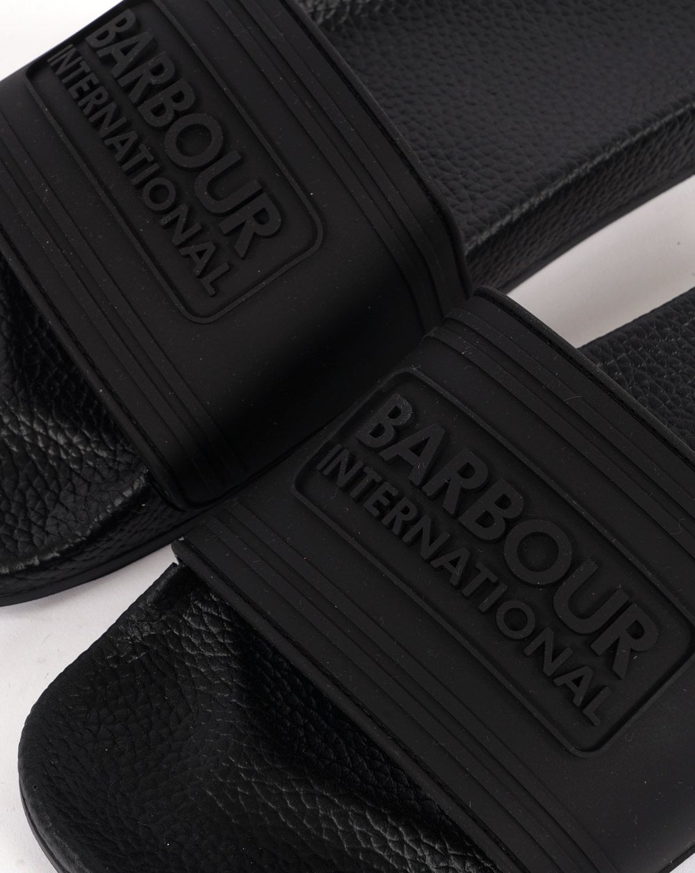 Barbour International Pantoletten Schwarz