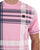 Trojan Check Panel T-shirt Pink