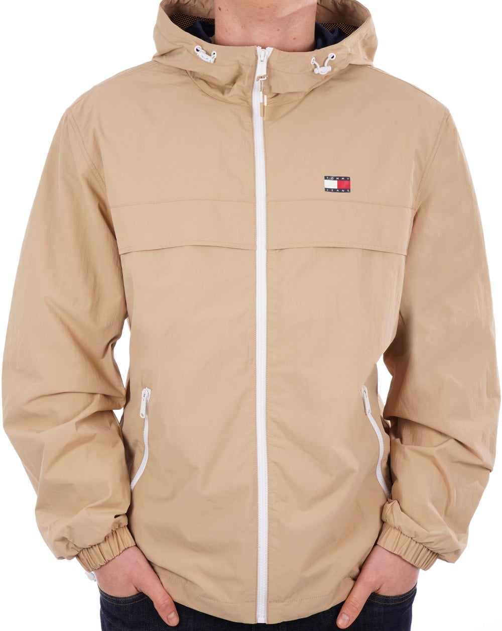 Tommy Jeans – Chicago – Windjacke in Tawny Sand