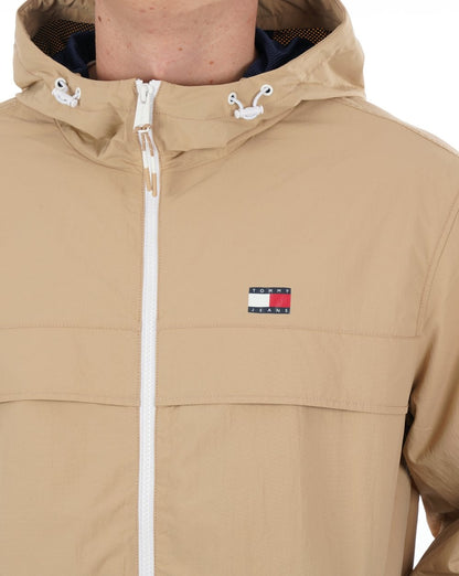 Tommy Jeans – Chicago – Windjacke in Tawny Sand