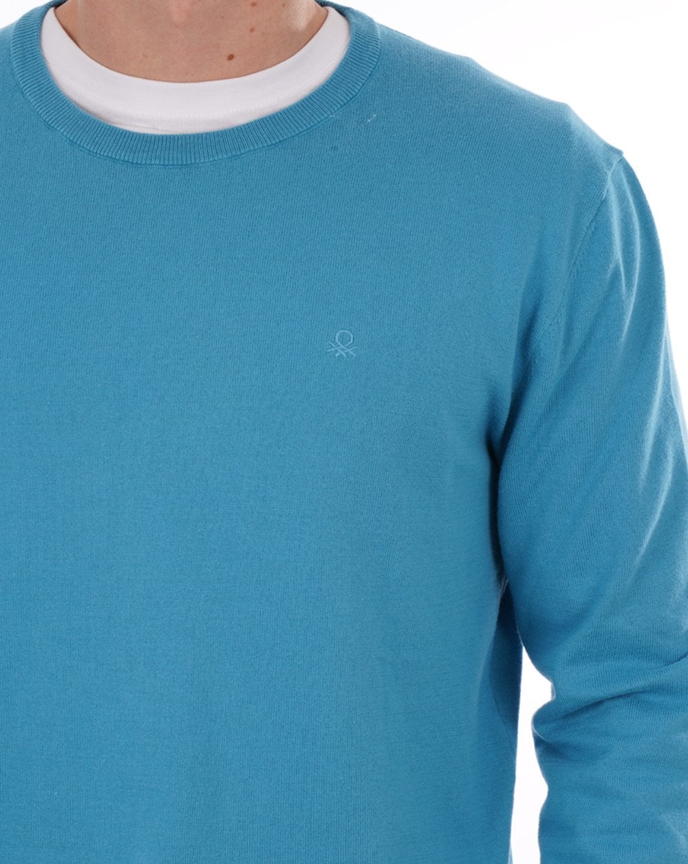 Benetton Strickpullover Blau