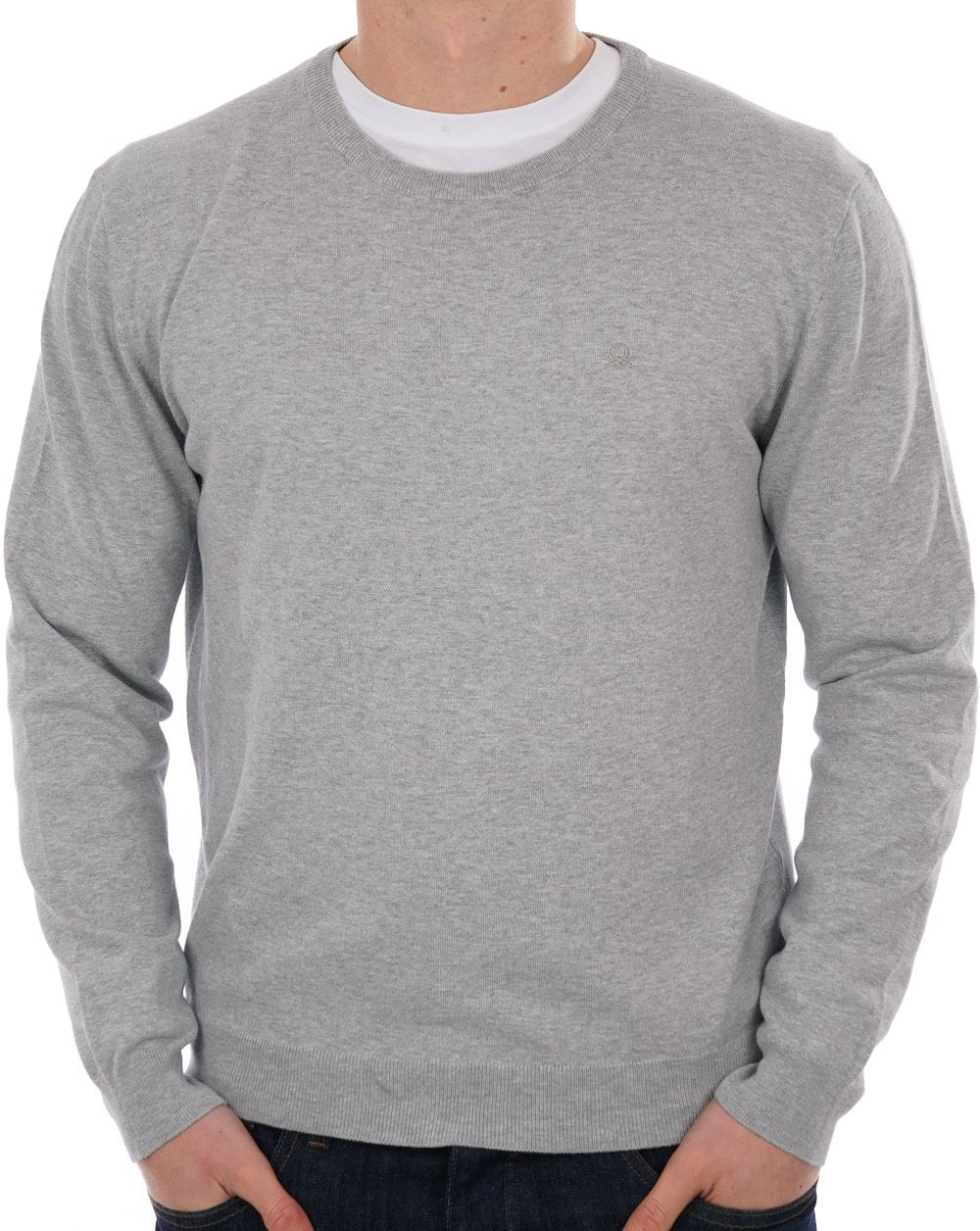 Benetton Strickpullover Grau