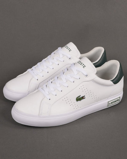 Lacoste Footwear Powercourt 2.0 Trainer Weiß/Dunkelgrün