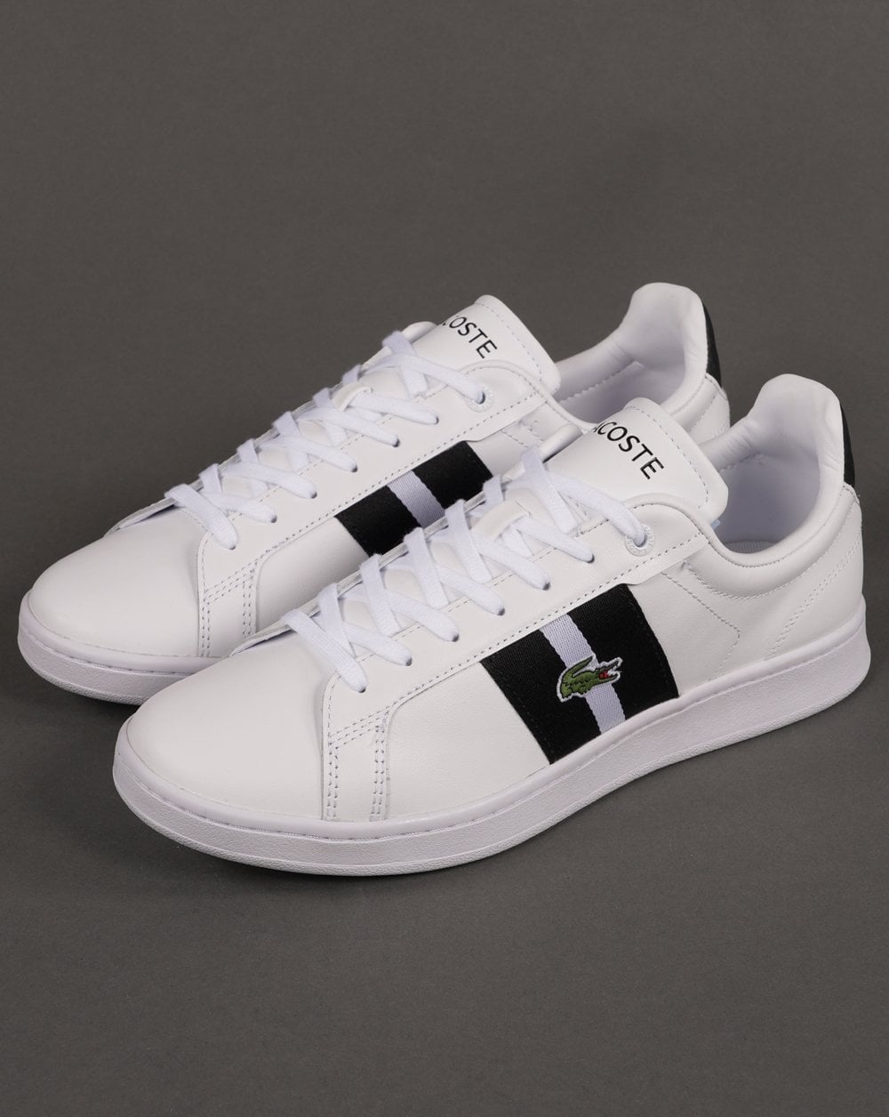 Lacoste Carnaby Pro CGR Trainer Weiß/Schwarz