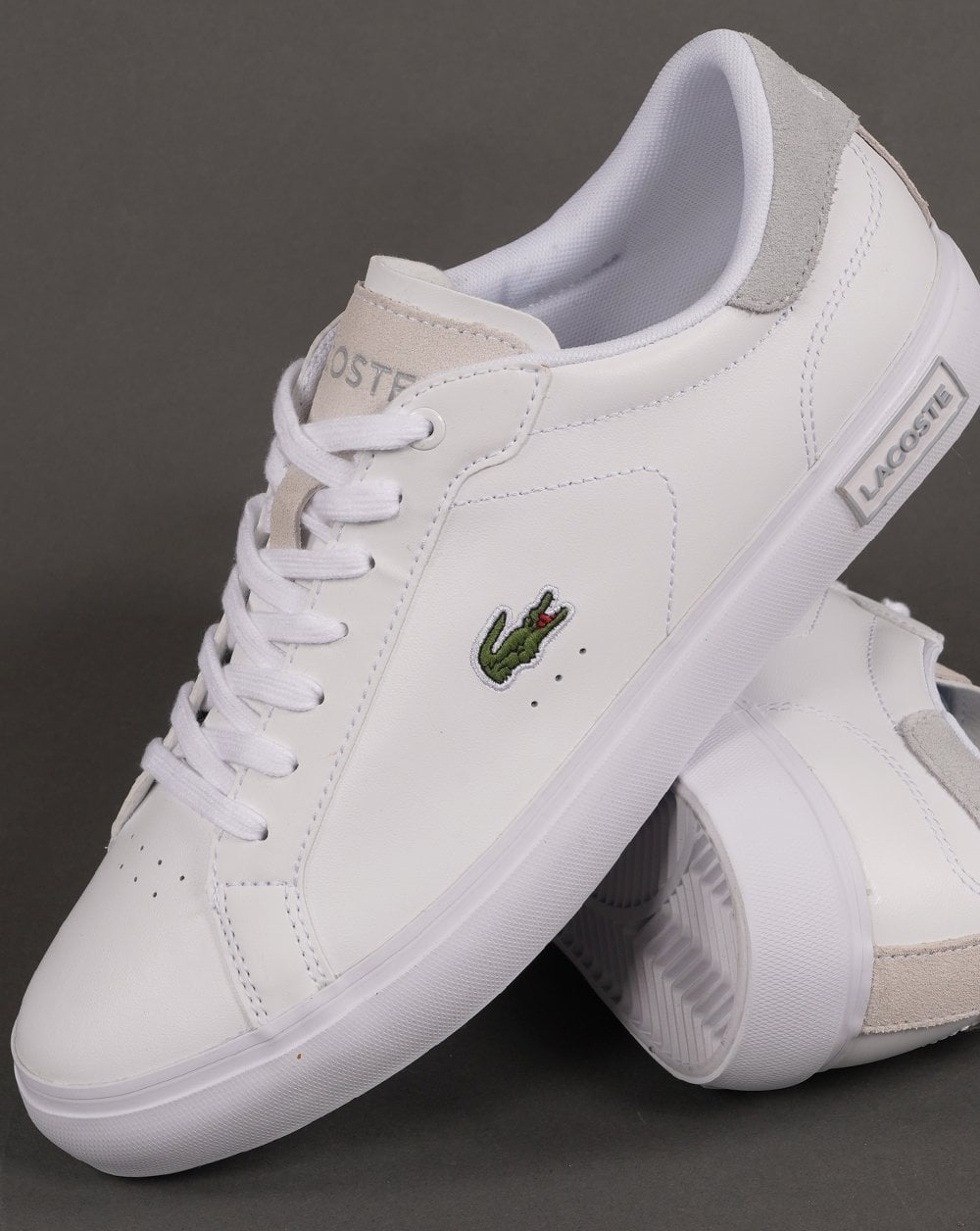 Lacoste Footwear Powercourt 124 SMA Trainer Weiß/Hellgrau