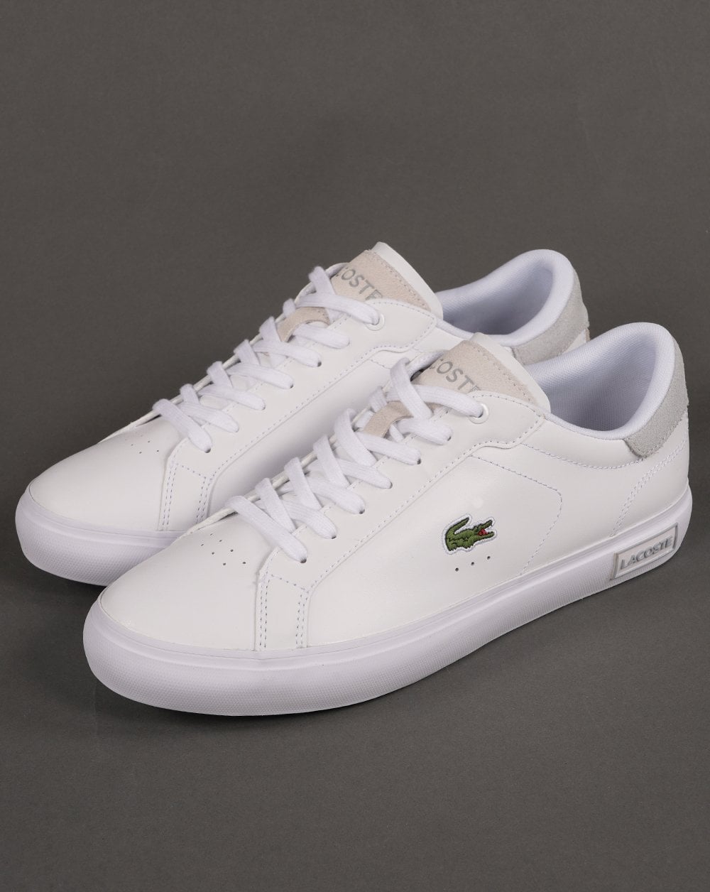 Lacoste Footwear Powercourt 124 SMA Trainer Weiß/Hellgrau
