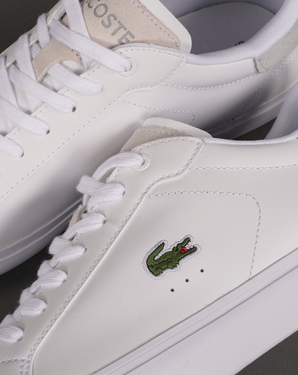 Lacoste Footwear Powercourt 124 SMA Trainer Weiß/Hellgrau