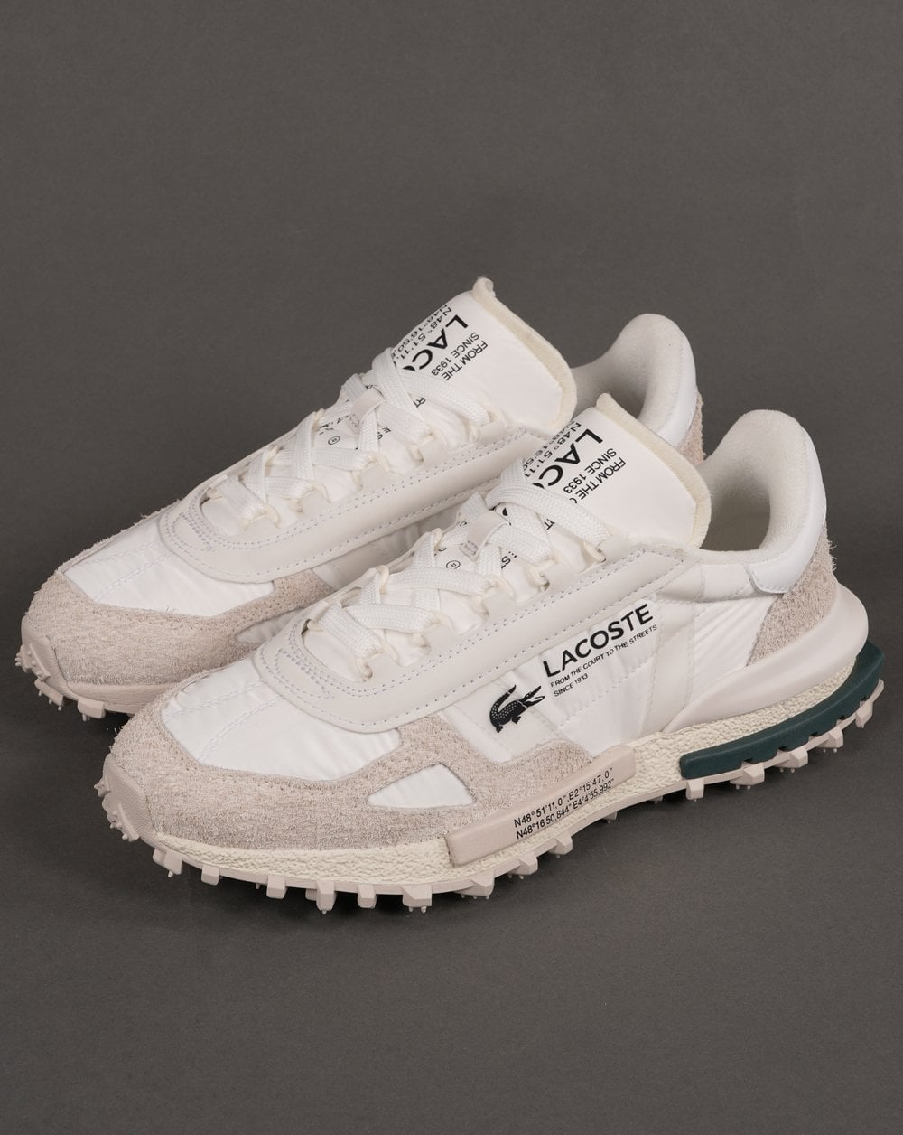 Lacoste Elite Active Trainer Weiß/Dunkelgrün