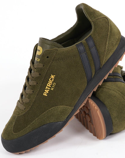 Patrick Rio Sneaker Oliv / Schwarz
