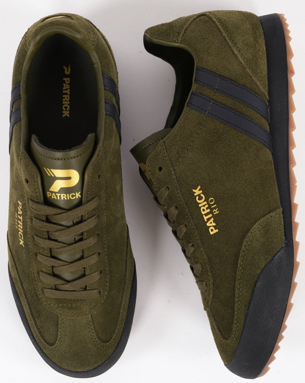 Patrick Rio Sneaker Oliv / Schwarz