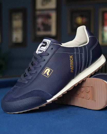 Patrick Sneakers Vintage Navy - Off White