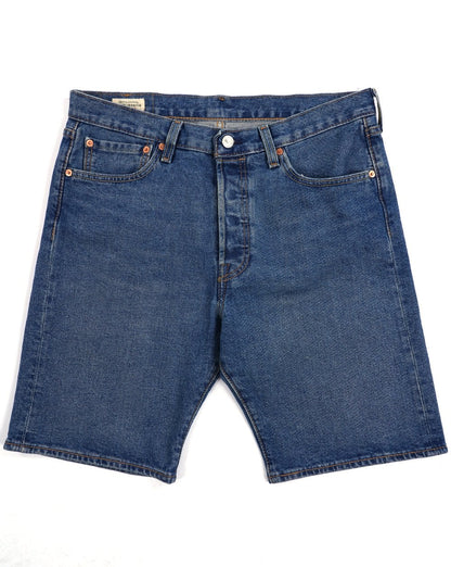 Levi's – 501 Original – Shorts in mittlerem Indigoblau