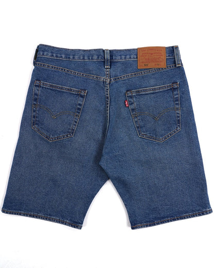 Levi's – 501 Original – Shorts in mittlerem Indigoblau