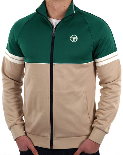 Sergio Tacchini Orion Trainingsjacke Grün / Stein