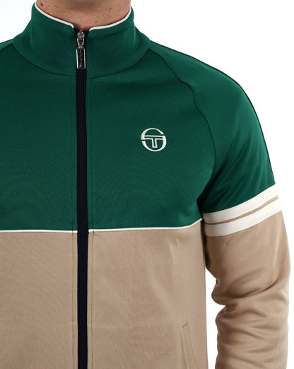 Sergio Tacchini Orion Trainingsjacke Grün / Stein