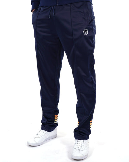 Sergio Tacchini – Trainingshose mit mehreren Streifen, Marineblau