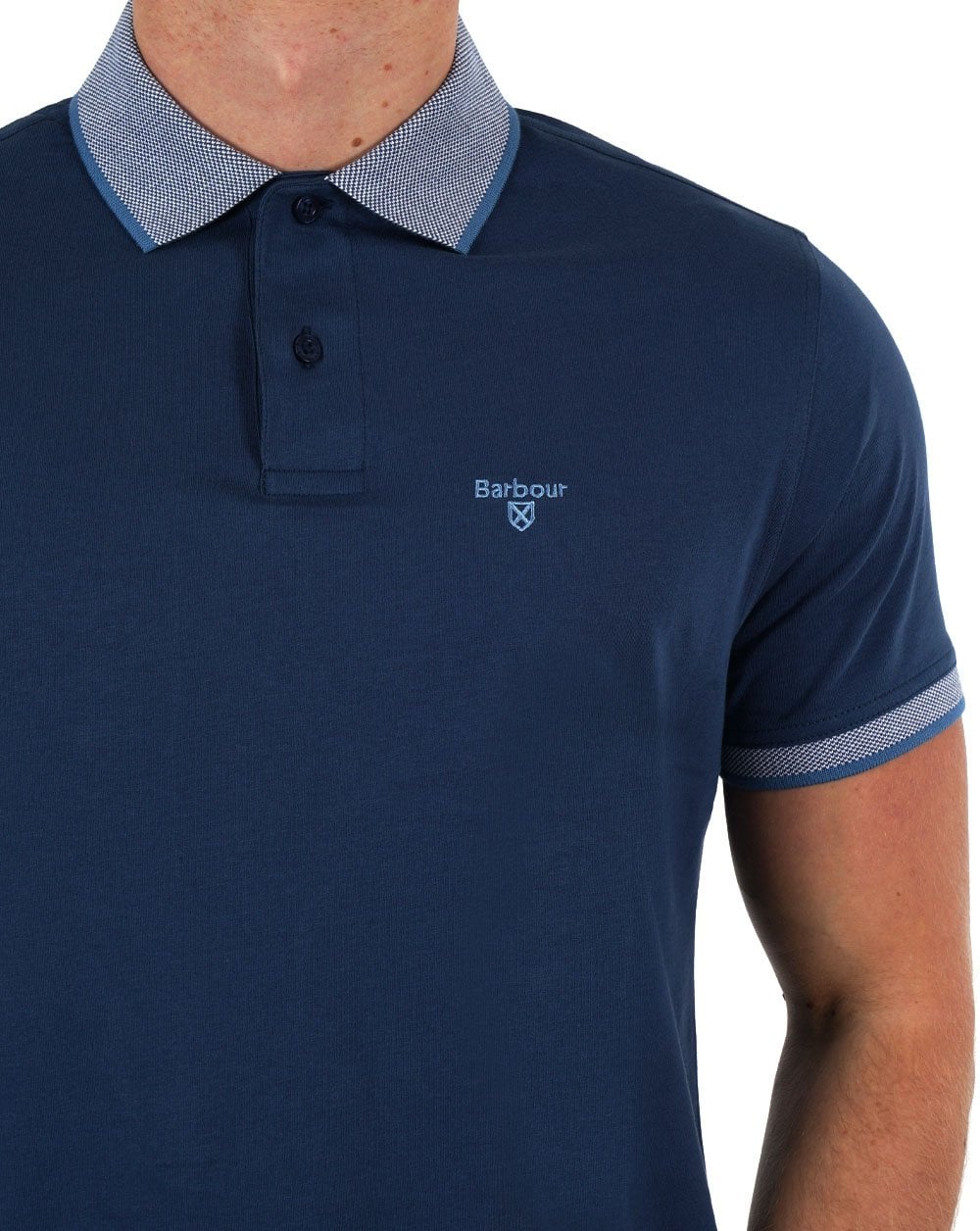 Barbour Cornsay Poloshirt in dunklem Denim