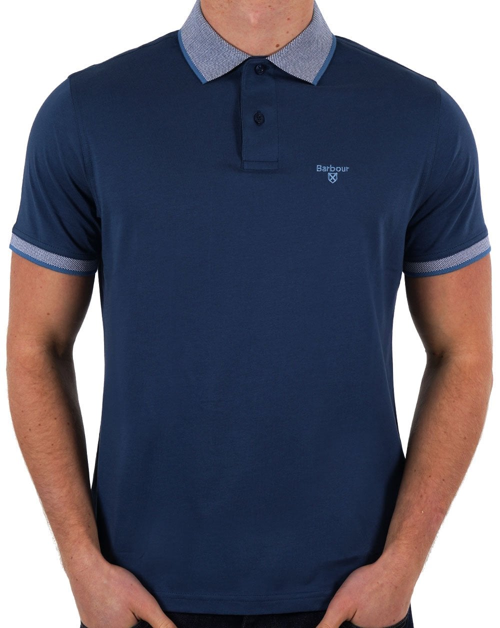 Barbour Cornsay Poloshirt in dunklem Denim