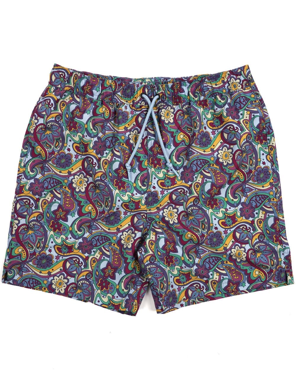 Pretty Green Mystic Paisley Badeshorts Lila