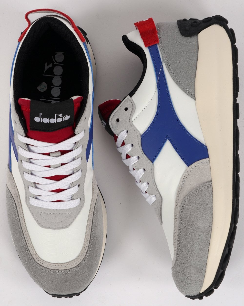 Diadora Race NYL Sneaker weiß/grau/blau