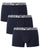Emporio Armani 3 Pack Boxer Shorts Navy/Silver
