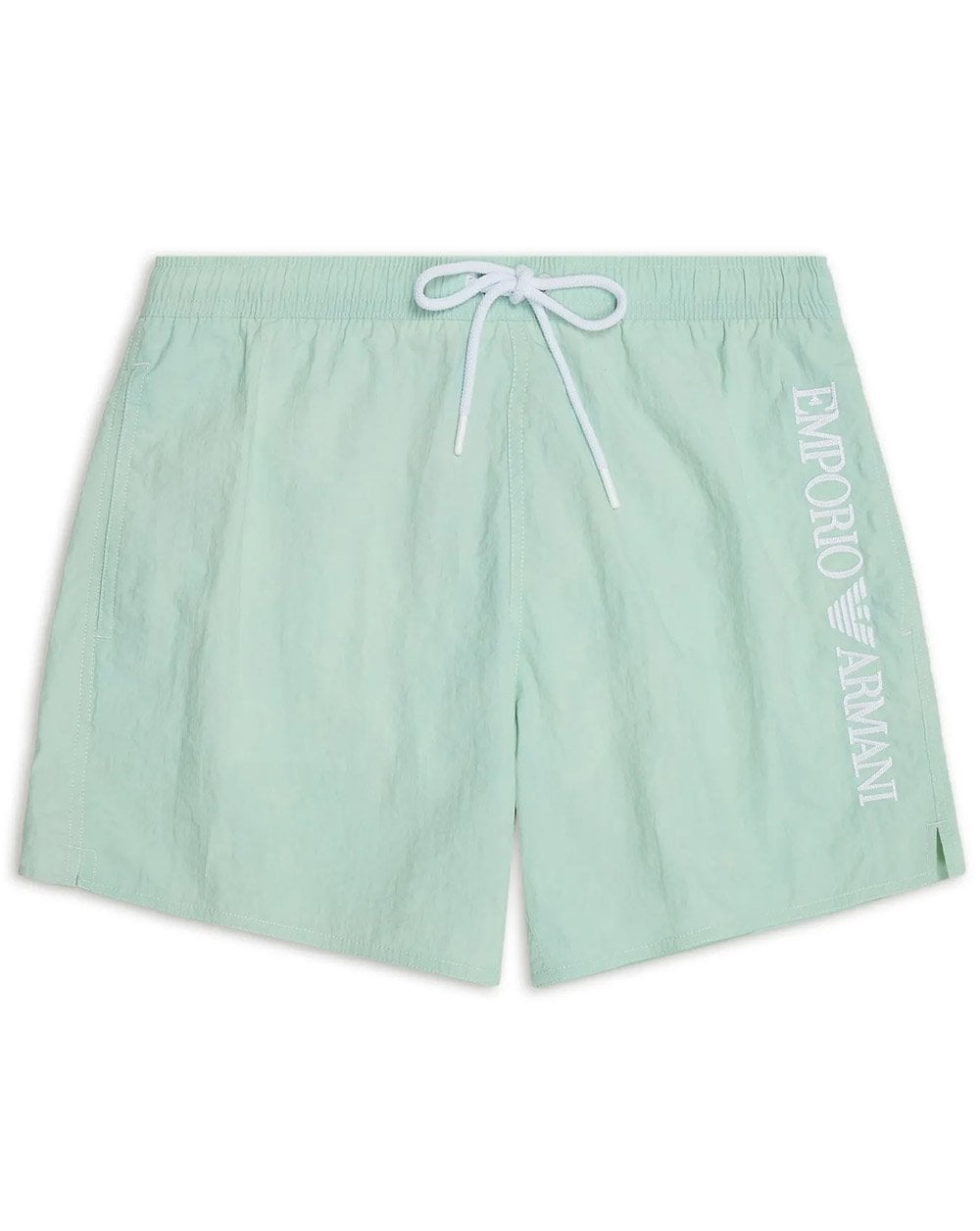 Emporio Armani Logo Badeshorts Wassergrün