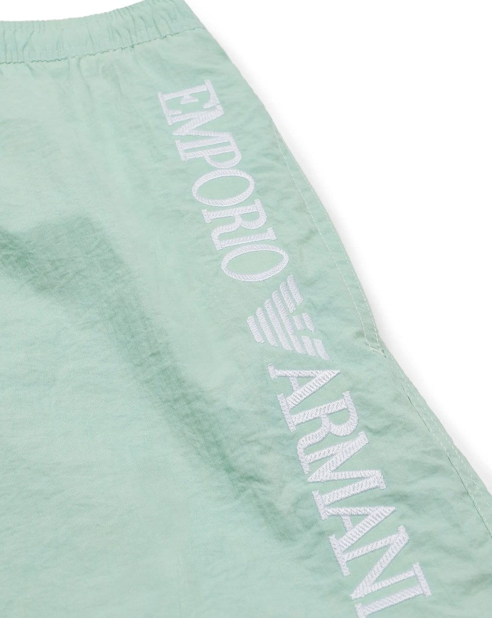 Emporio Armani Logo Badeshorts Wassergrün