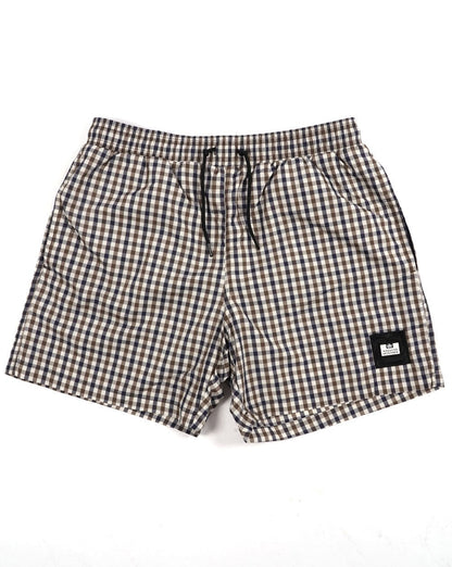 Weekend Offender – Varadero – Karierte Badeshorts mit mittlerem Karomuster