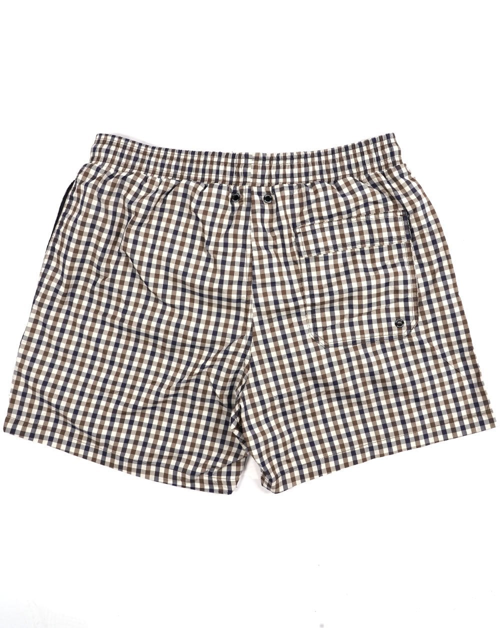 Weekend Offender – Varadero – Karierte Badeshorts mit mittlerem Karomuster