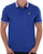 Fila Vintage Tipped Polo Shirt Royal Blue