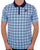 Fila Vintage Windowpane Polo Sky / Navy