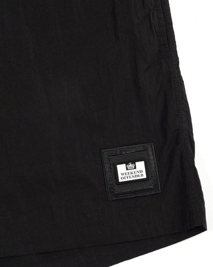 Weekend Offender Stacks Badeshorts Schwarz