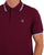 Trojan Textured Polo Shirt Port