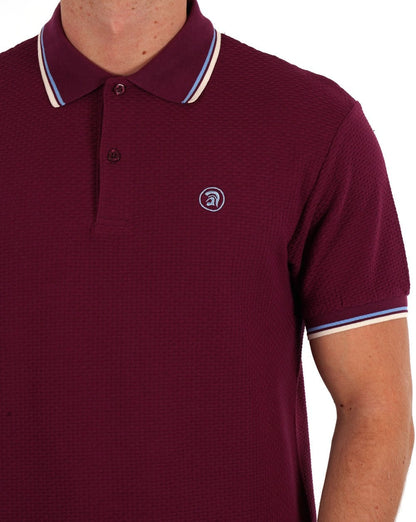 Trojan Strukturiertes Poloshirt Port