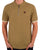 Trojan Houndstooth Zip Polo Camel