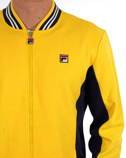 Fila Vintage Mk1 Settanta Trainingsjacke Gelb/Marineblau
