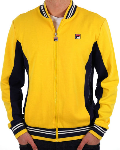 Fila Vintage Mk1 Settanta Trainingsjacke Gelb/Marineblau