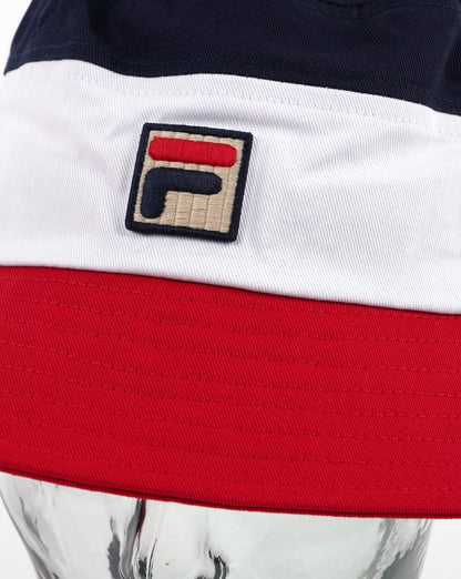 Fila Vintage Marco Bucket Hat Marineblau/Weiß/Rot
