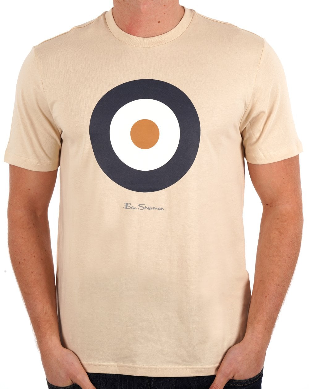 Ben Sherman Signature Target T-Shirt Creme
