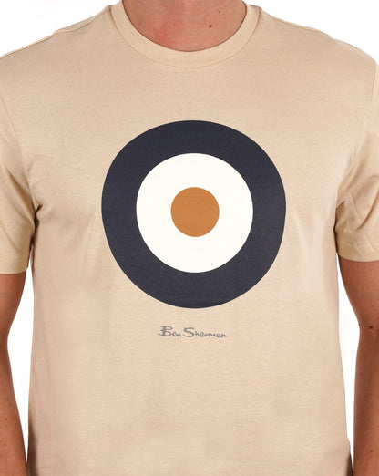 Ben Sherman Signature Target T-Shirt Creme
