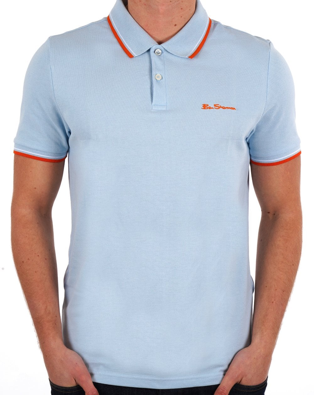 Ben Sherman Signature Poloshirt Hellblau